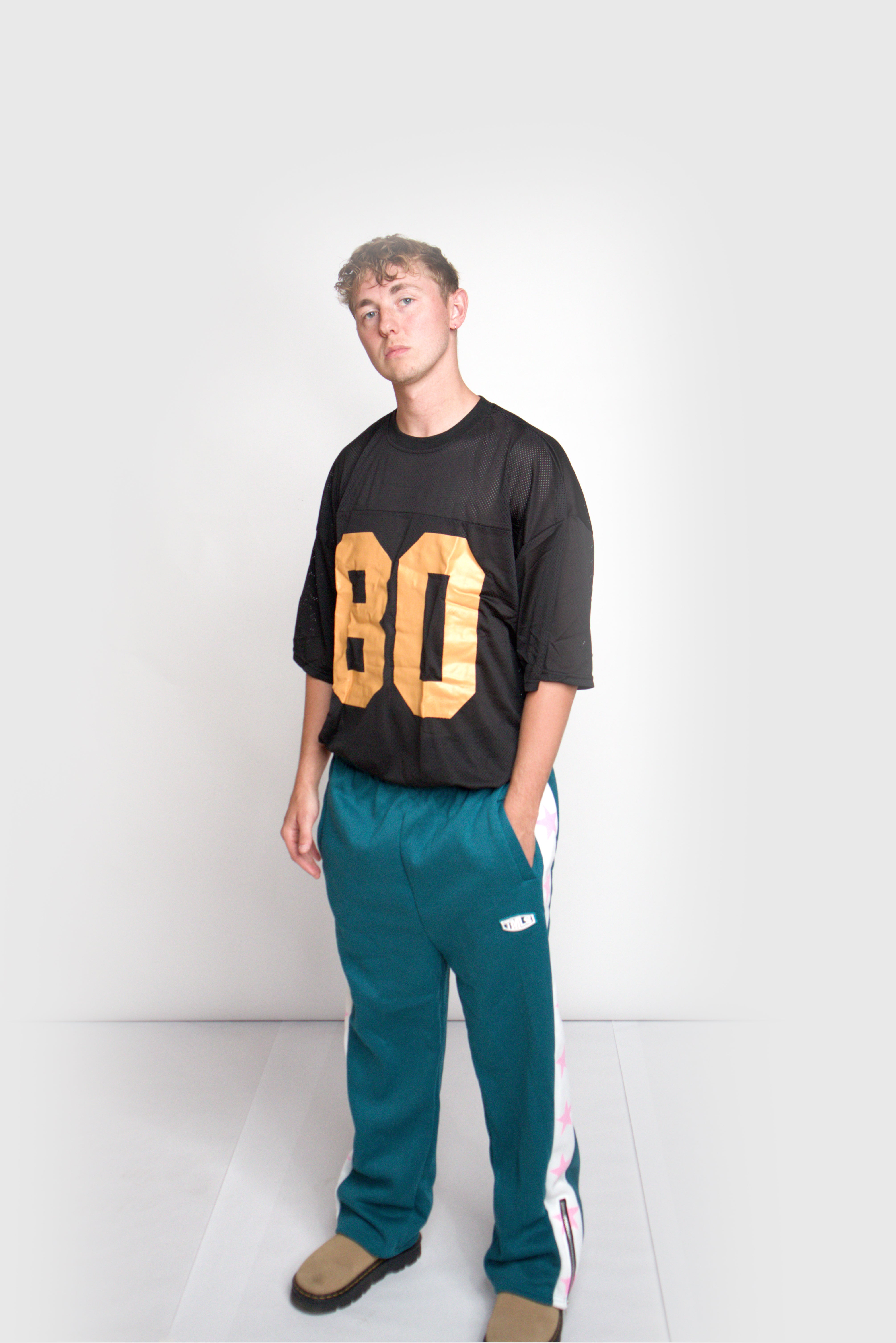 MESH JERSEY x RESET FLARE SWEATS