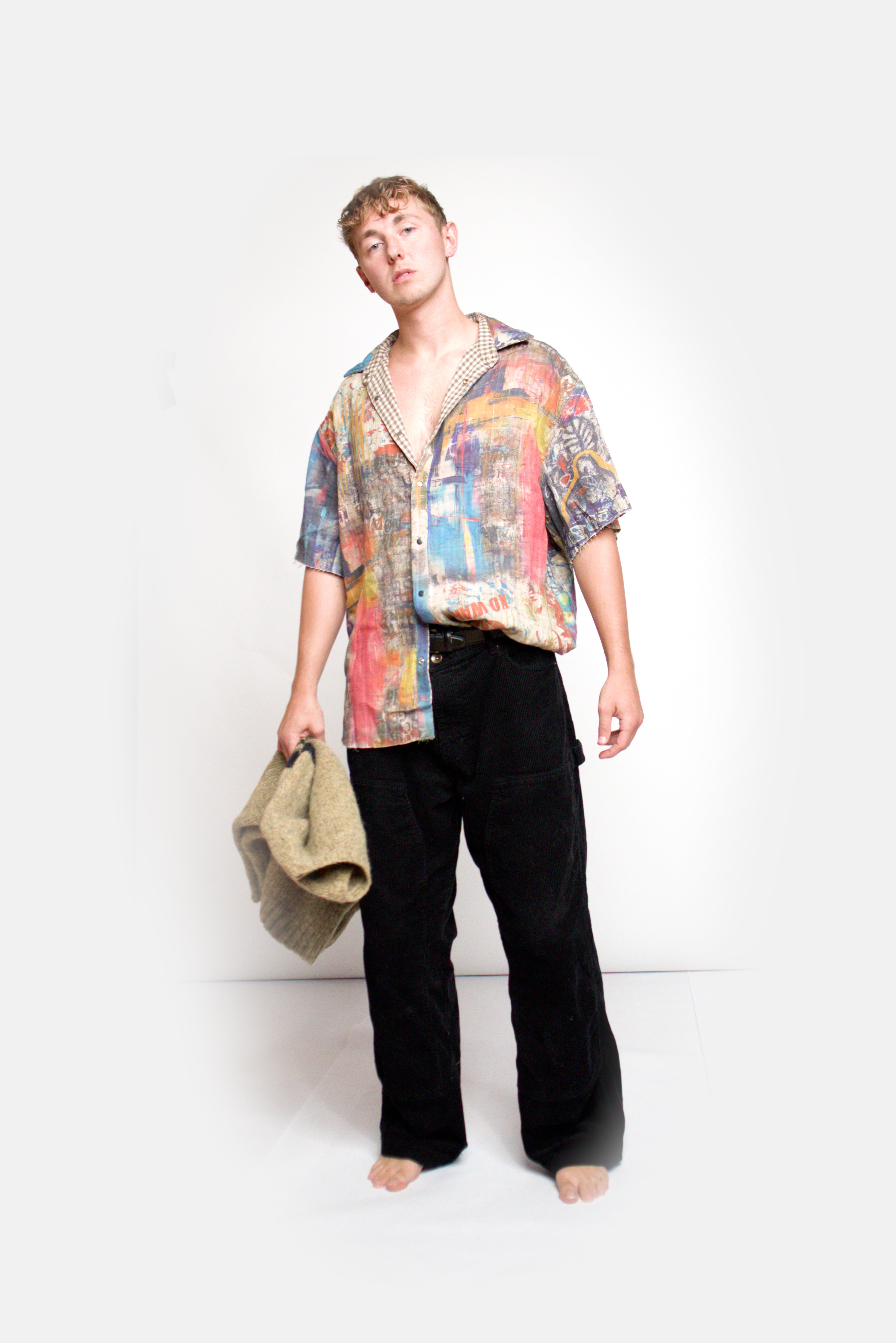 Regular Fit Printed Striped Shirt