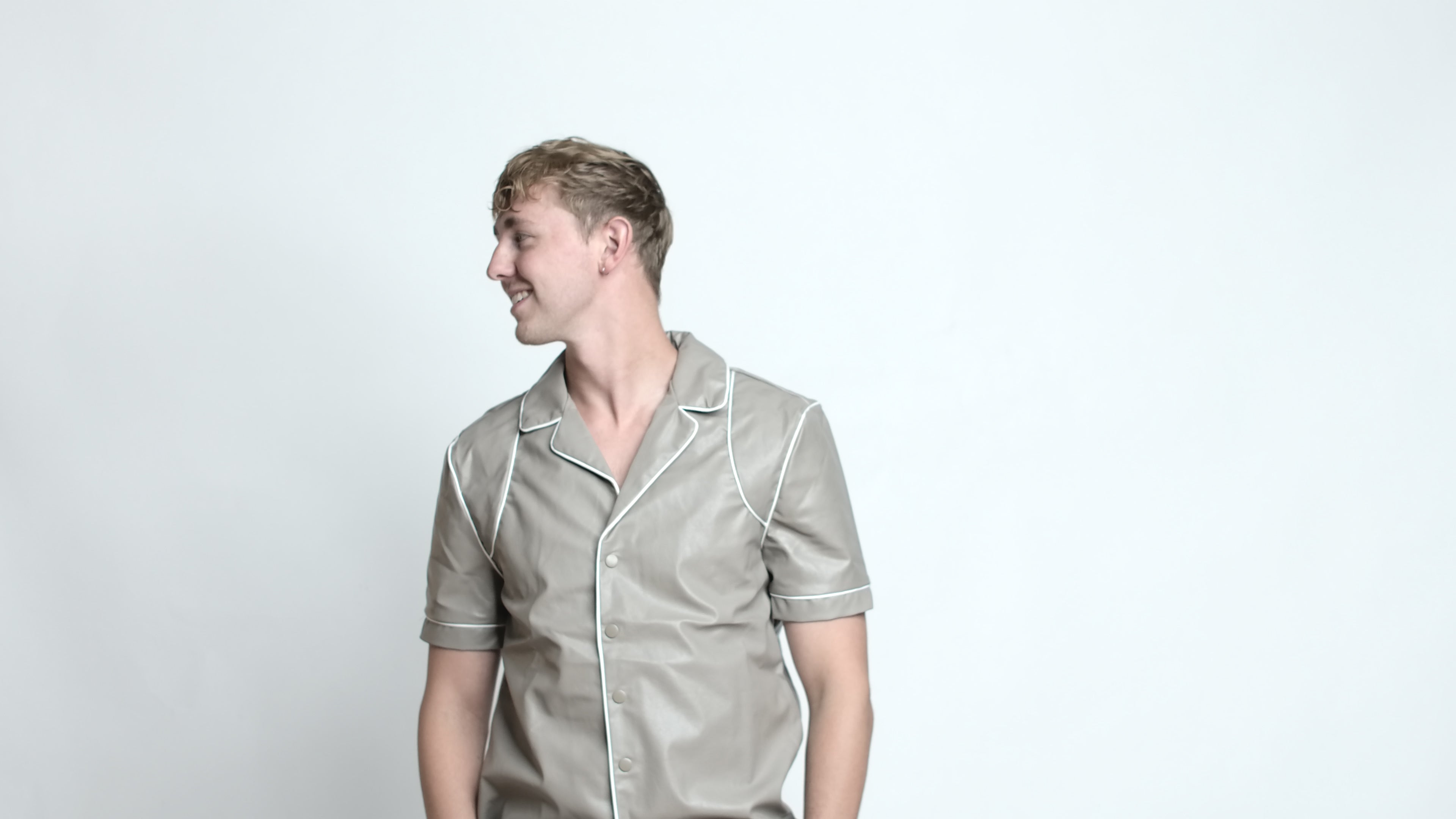 REVERE LEATHER SHIRT & TROUSER SET